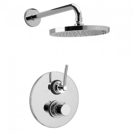 LATOSCANA Morellino Polished Chrome Pre Packaged Thermostatic Shower System 81CR690KIT